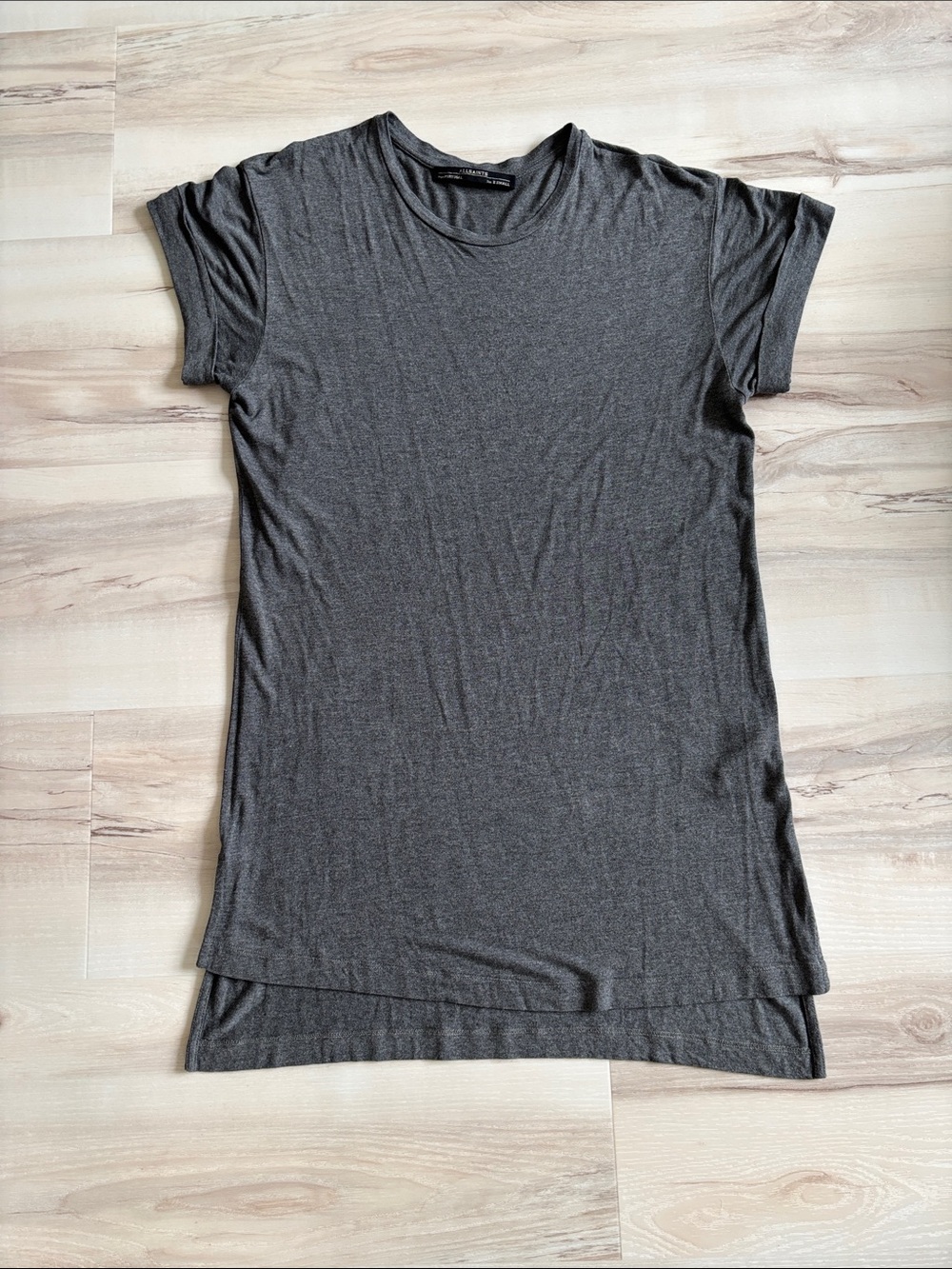 ALLSAINTS Gray T-Shirt Dress